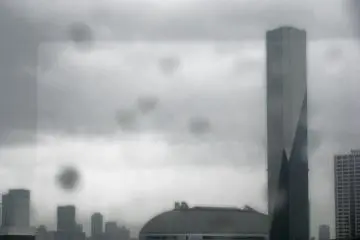 Ghostly buildings