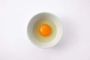 Raw egg for sukiyaki