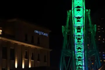 Close-up look at Cosmo Clock 21 and Anniversaire