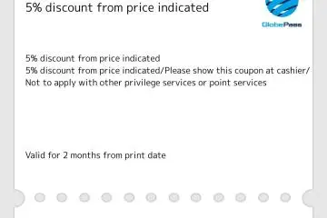 One of the many available coupons.