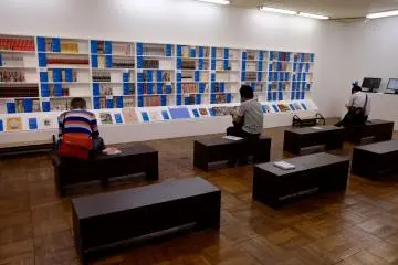 The manga section
