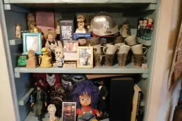 Relics on display
