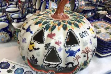 Polish pottery. They even had Jack-o-Lantern!