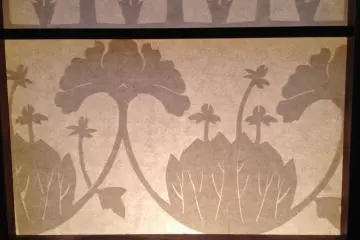 Zoomed in view of the washi details