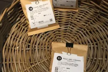 All beans have the date of roasting indicated