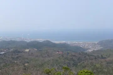 Hamada City also from Mt. Asari-Fuji