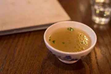Hearty vegetable soup to start