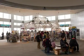 The souvenir shop on the observation deck
