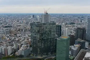  A final view of the impressive sky scrapers that surround the building