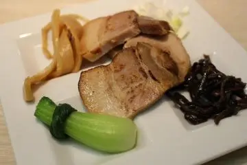 Close-up of toppings