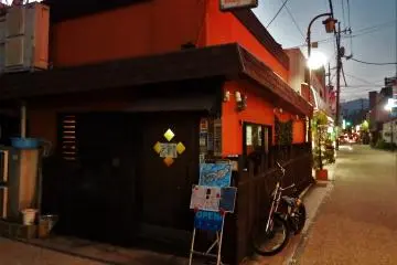 One of the many small, inviting restaurants in Yuda Onsen