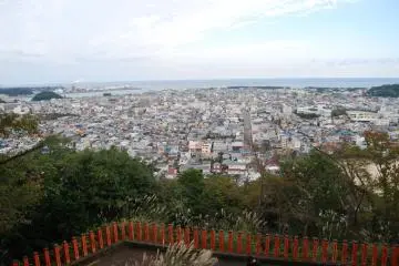 View over Shingu from Kamikura Shrine
