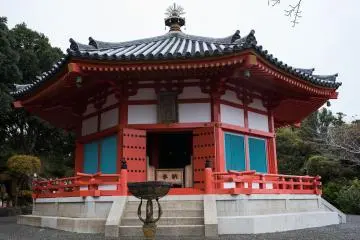 Aizendo a unique pavilion style temple. A powerful spot for luck with marriage and children. 