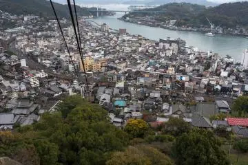 The view from the Senko-ji cable car is breath taking