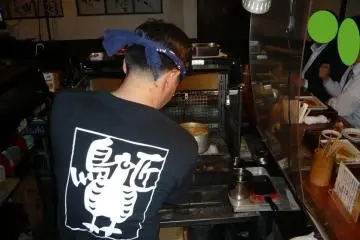 The chef on his grill