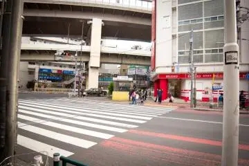The exit of Sangenjaya Station
