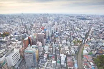 It was a cloudy day when I went so unfortunately I couldn't see Mount Fuji