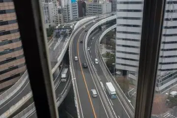 The view from above, business as usual for the drivers