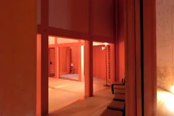 Glimpse of light filled interior