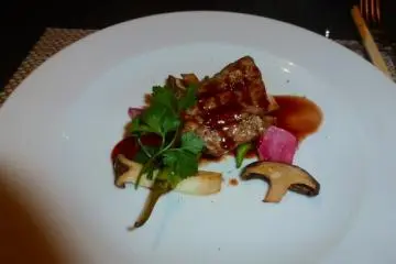 Steak from the dinner