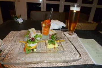 After soup we enjoyed this dish
