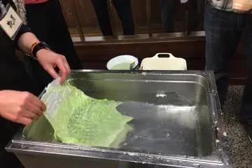 Fabrication de salade.