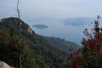 One of the first views near the peak