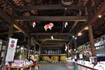 Inside the warehouse