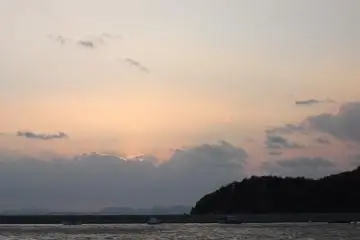 Dusk at the harbour
