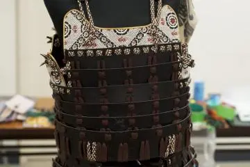 Completed armor on a mannequin