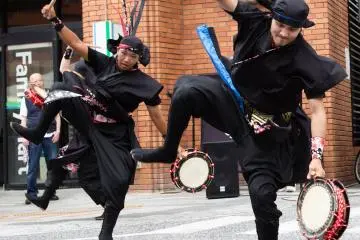 Taiko and dance combined for Eisa performance