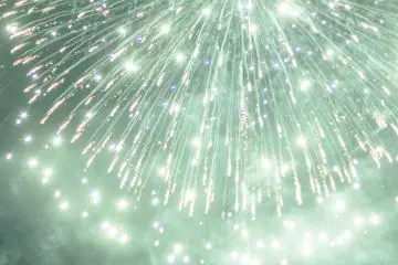 Green-lit Torii