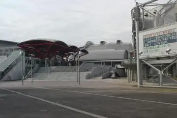 The main entrance