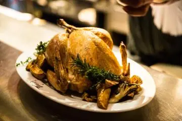 A special item, turkey, for thanksgiving