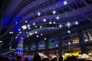 L'entrée de la gare était elle aussi magnifique !