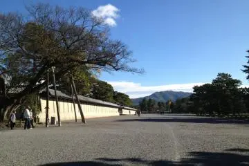 Typical morning view outside of the palace