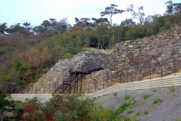 The ruins of Yashima Castle (屋嶋城（やしまのき）