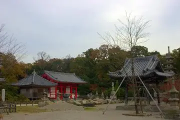 The grounds of Yashima Temple, number 84 of the Shikoku 88 Temple Pilgrimage