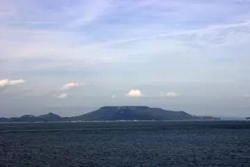 Teshima far in the distance