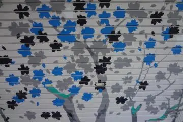 Abstract cherry blossoms