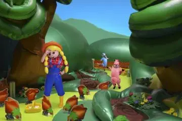 Saeborg's inflatable livestock exhibition