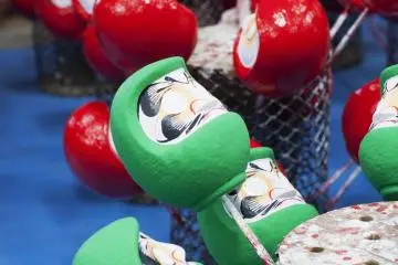 다루마 인형 스튜디오 안에서