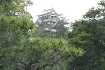 Matsue Castle located in downtown Matsue