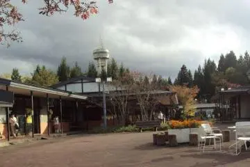 The architecture and surroundings take the visitor back to a more rustic and simpler time.