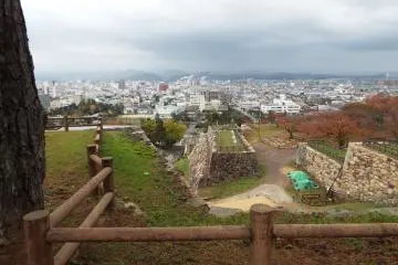 View from Tottori Castle Ruins