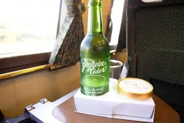 Du cidre de Yufuin et de la glace au soja délicieux