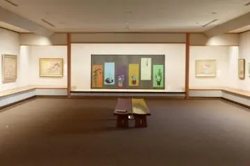 Inside the museum