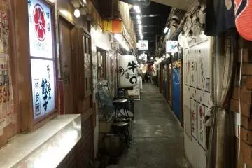 Dining alley under Yurakucho rail tracks, near Ginza