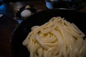 Sanuki udon in Wara house