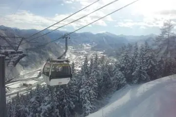 There is a 2.5km run from top to bottom running underneath the gondola. A great way to get to the bottom at the end of the day if your legs can handle it.